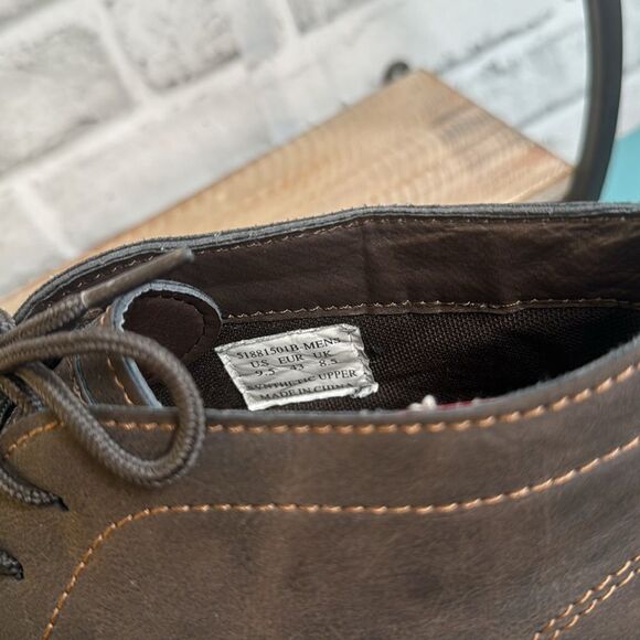 Levi's Men's Sonoma-Wax-NB-TB Brown Chukka Boots Shoes Size 9.5 - Picture 7 of 9